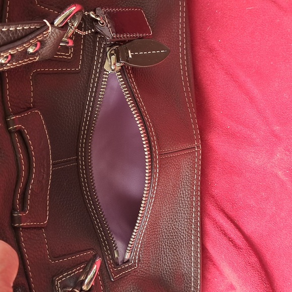 🎆SALE Coach Classy Soft Leather Brown Shoulder Bag Excellent Condition! - Picture 13 of 13